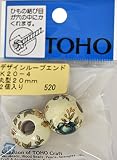 TOHO デザイン ループエンド 外径約20mm 2ヶ入り K20-4