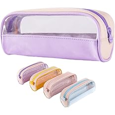 Amazon Co Jp ペンケース ペンポーチ 透明 クリア 高校生 女子 おしゃれ かわいい 大容量 便利 シンプル 軽い 丈夫 ふで箱 ふでばこ 学校 文房具 筆記用具 社会人 メンズ レディース ユニセックス 中学生 小学生 女の子 学生 入学 新入学 ラベンダー 文房具