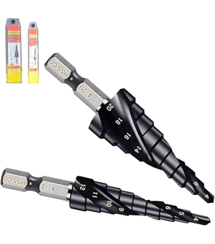 Amazon.co.jp: ライト精機 Super 六角軸チタンステップビット HTS-3