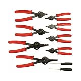 OEMTOOLS 27180 Snap Ring Plier Set, 10-Piece [並行輸入品]