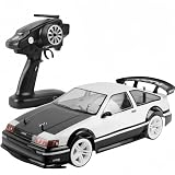 ジコンカー 1:10 四輪駆動70 Km/h 2.4GHz 水平制御 リモコンドリフト高速カー LED省エネランプ付き おもちゃ 大人 子供用 (デュアルバッテリー,イエロー) (単一バッテリー（40km/h）,i) [並行輸入品]