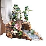 Leap Frog装飾縦樋カバー、ブラウン