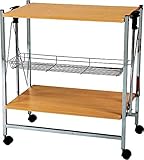 収納 ワゴン ♪東谷家具 フォールディングワゴン PW-314NA ＜W68×D41×H71cm＞ 【AZUMAYA】 インテリア家具 ファミリー 一人暮らし シンプル おしゃれ