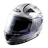 TNK工業 スピードピット ZK-1 キッズフルフェイス ブルー/シルバー(54-56) 50987