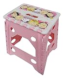 【選べるキャラクター】 折りたたみ 踏み台 ステップ チェア ミニタオル セット スヌーピー ミッキー ミニー ミニオンズ (大, スヌーピー★ライトピンク)