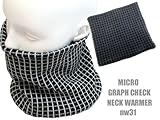 マイクログラフチェックネックウォーマー