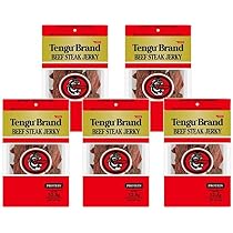 Amazon.co.jp: テング ビーフジャーキー ホットフレーバー 93g×5袋 