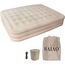 Amazon.co.jp: Baiaoインフレータブル エアーベッド ダブル内蔵