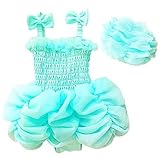 9416子供水着　女児　女の子用ワンピース水着　ベビー水着キッズみずぎ　スイミング ウェア　ジュニア　小学生 (130, ブルー)