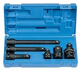 Grey Pneumatic (2200) 1/2' Drive 6-Piece Adapter/Extension Socket Set [並行輸入品]