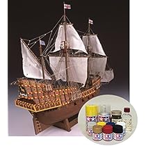 Amazon | ウッディジョー/木製帆船模型 1/50ゴールデンハインド