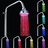 LED Color Changing Showerhead [並行輸入品]