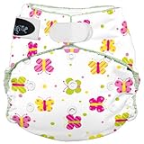 Imagine Baby Products Rayon From Bamboo All-In-One Hook and Loop Diaper, Flutter by Imagine Baby Pro