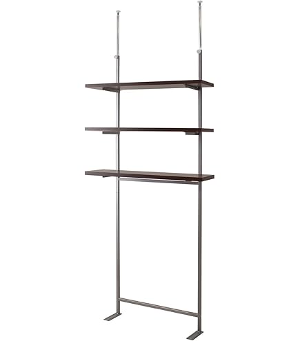 Amazon｜突っ張りウォールシェルフ3段 幅90cm 【ウォ-ルラック】【壁面