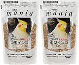 mania(マニア) プロショップ専用 中型インコ低脂肪 1L×2袋
