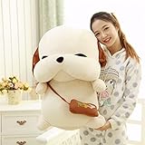 Liebeye 犬の枕 子供の短いぬいぐるみのおもちゃ バレンタインデーギフトクリスマスの飾り 15cm カーキ