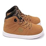 [ディーシーシュー] DC SHOES DT164006 トドラーズ リバウンドハイ WEW(Wheat／White) 13.0cm