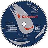 Bosch DCB1280 Daredevil 12-Inch 80-Tooth Extra-Fine Finish Circular Saw Blade [並行輸入品]