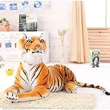 YABINA TOYS ぬいぐるみ 特大 虎/タイガー 大きい Tiger Plush 特大 リアル 可愛い動物 ぬいぐるみ (130cm)