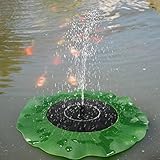 amzmonnsuta　省エネソーラー噴水単結晶シリコンウォーターポンプキット ハスの葉付け庭の池用