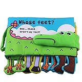 JIOLK 布絵本 赤ちゃん 人気 布おもちゃ 英語 ベビー布書籍 動物パズル 破れない おでかけ 布えほん ソフトブック 学習多機能　知育玩具 ベビー おしゃぶり かわいい 幼児 手触り 破れない本