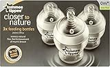 Tommee Tippee Closer to Nature Easivent 260ml Bottle 0mth+ (3 per pack) 近い自然にトミーのtippeeがeasivent 260