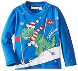 JoJo Maman Bebe Little Baby Boys 'スキーDino Top カラー: ブルー