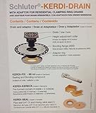 Schluter Kerdi 排水アダプター ステンレス-ABS樹脂版