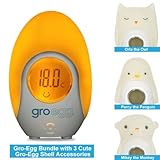 Gro-Egg Thermometer & 3 Fun Animal Gro-Egg Shells