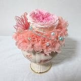 鮮やかなピンク色の高級感あふれるプリザーブドフラワー！プリンセスⅠ フラワーギフト 花 誕生日 プレゼント 引っ越し祝い アレンジメント 結婚祝い
