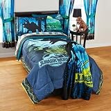 Jurassic World 4pc Twin Comforter and Sheet Set Bedding Collection [並行輸入品]