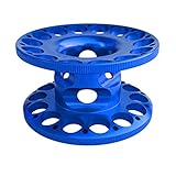 baoblade baoblazeマルチ目的パフォーマンス耐久性アルミニウム合金Scuba Diver指リールWreck Cave Diving Techガイドラインスプール – ブルー