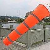 吹き流し　風向き　風の測定　長80cm 100cm　150cm夜光　気象ウインド・ベーン　反射蛍光ベルト　エアインレット　航空吹き流し リップストップ 風測定ソックスバッグ+反射ベルト 　ウィンド ス