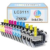 【InkCity】ブラザー用LC3111互換インクカートリッジ【BK/C/M/Y各3本 合計12本】大容量【純正併用可能/高精彩・高発色/ICチップ残量表示/安心サポート】DCP-J572N、DCP-J577N、DCP-J587N、DCP-J972N 、DCP-J978N-W/B、DCP-J987N-W、MFC-J893N、MFC-J738DN/DWN、MFC-J998DN/DWNなど利用可能