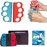 Godrii Switch Joy-Con ボクシングゲームパッド Switch Fit Box/Fit Box 2対応コントローラーグリップ 人間工学に基づいた Joy-Conグリップセット（ブルー/レッド）でデザインされたSwitch Joy-Con用ボクシンググリップです