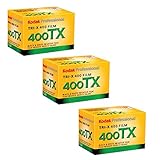 Ritz Camera Kodak Tri-X 400TX プロフェッショナル ブラック&ホワイトフィルム ISO 400 35mm 24枚 (3パック)