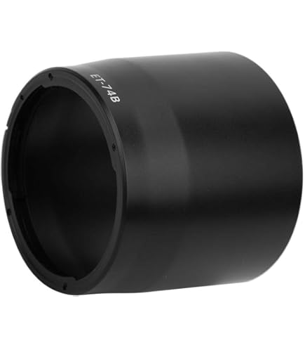 Amazon | レンズフードET-74B キヤノンRF100-400mm F5.6-8 IS USM/EF70
