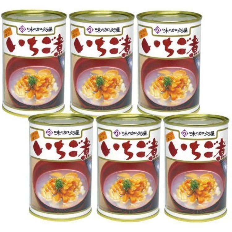 Amazon | ウニとアワビの潮汁 元祖いちご煮 415g×3缶セット 【味の加久