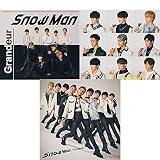 【購入者特典3種付】 Snow Man 3rdシングル Grandeur 【 初回盤A+B+初回仕様通常盤 】