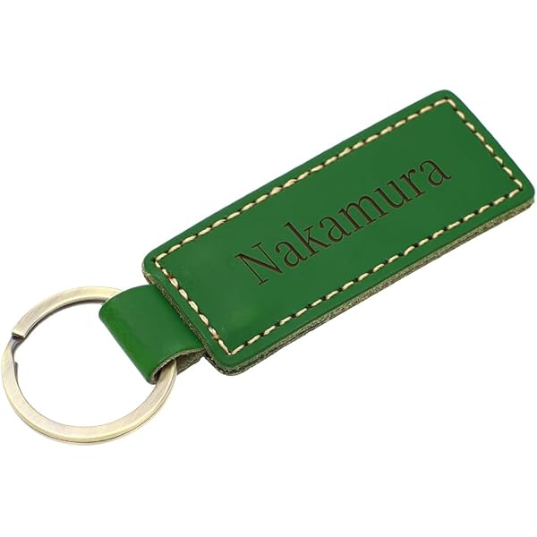 Amazon.co.jp: [Trois] [ オーダーメイド 名入れ ] 本革 名前入り