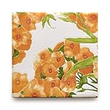 【B'stile】水彩画のような淡い色合いのタイル「AGATA - アガタ (デザインタイプ)」（陶器質｜107mm角｜屋内壁用）1枚
