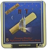 Alexander (アレクサンダー スペリアルNY) リード スペリアルNY 5枚 バリトン サクソフォーン 用 3 1/2