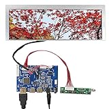 VSDISPLAY 9.1インチ 解像度 822x260 液晶 ディスプレイ LQ091B1LW01 HD USB LCD コントローラー 360度画面回転支持