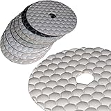 Stadea 5" Dry Diamond Polishing Pad - Concrete Granite Stone Glass Polishing Grit 100, DPPD05SPRA100