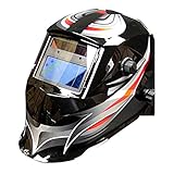 自動遮光溶接面 溶接面 遮光面 溶接マスク 高感度 遮光速度 1/25000秒 TIG/MIG/MAG対応 フェイスシールド タイプ22