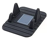 Besthomelife スマートフォンホルダー スマホスタンド 車載ホルダー 簡単取り付け ダッシュボード 滑り止め 水洗い可 (黑)