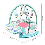 Andiran ベビー多機能ゲームパッドペダルピアノフィットネスフレーム新生児の音楽のリモートコントロールペダルのピアノのおもちゃ（バッテリーなし）87 * 77 * 55 CM