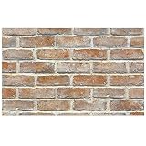 壁紙 レンガ 壁紙シール はがせる 【アンティークレンガの貼ってはがせる壁紙シール】 幅50cm×30m単位 クロス のり付き [レンガ柄] リメイクシート ブリック