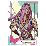 ジョジョの奇妙な冒険 ストーンオーシャン ウエハース2 [6.ナルシソ・アナスイ (キャラクターカード)](単品)※カードのみです。お菓子は付属しません。