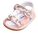 C-Princess ベビーシューズ 赤ちゃん 靴 サンダル ファーストシューズ 子ども キッズ 女の子 男の子 迷彩柄 おしゃれ 夏 歩行練習 滑り止め ピンク 10cm